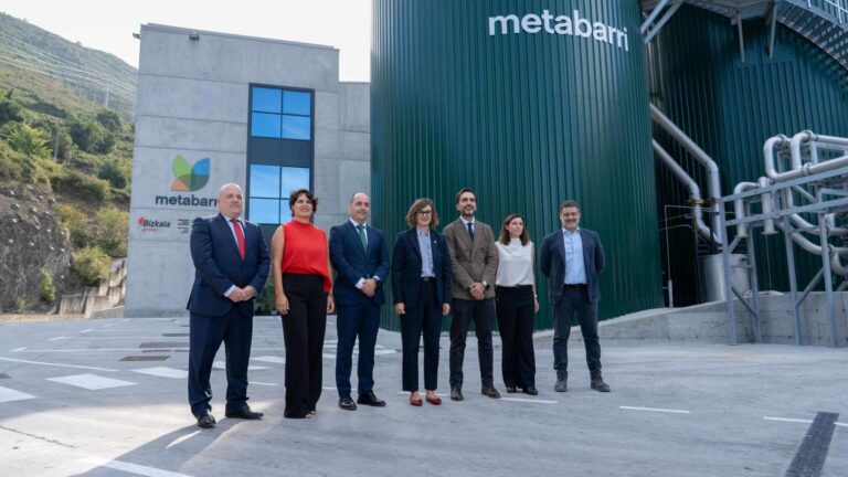 Planta Metabarri de Bizkaia, que convierte el contenedor marrón en biometano